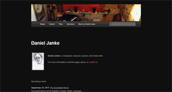 Desktop Screenshot of danieljanke.com