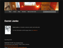 Tablet Screenshot of danieljanke.com